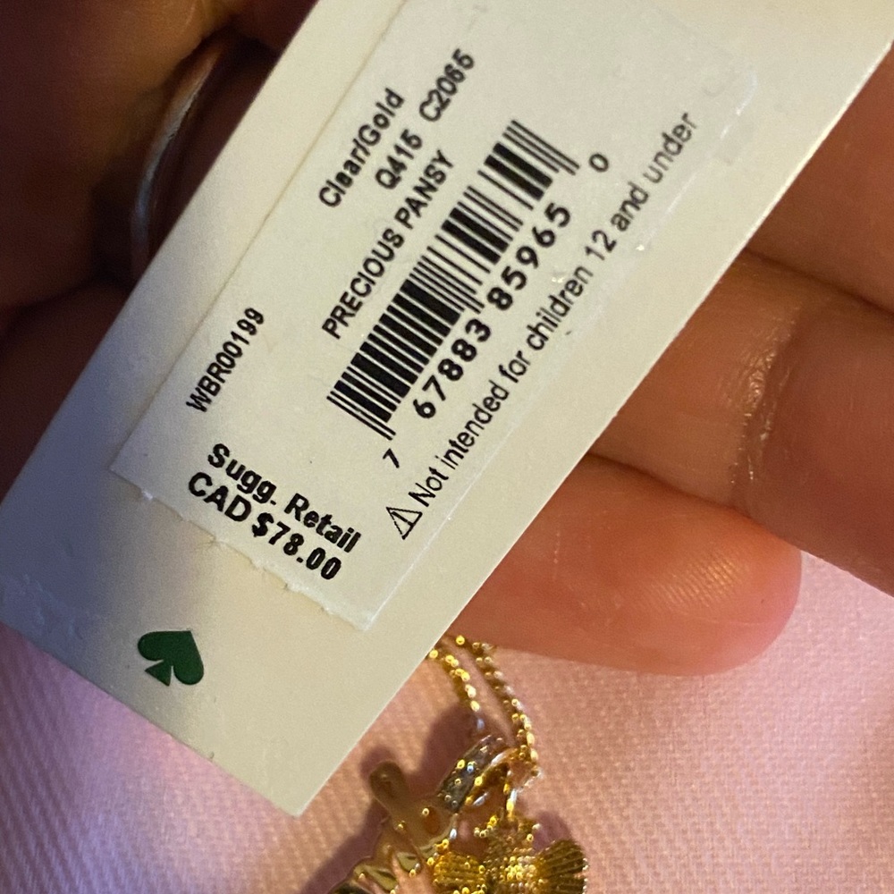 KATE SPADE QUEEN BEE NECKLACE